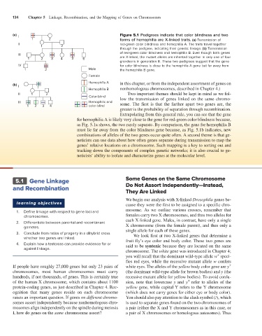 Linkage, recombination and the mapping of genes on chromosomes